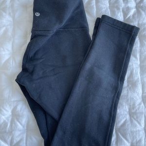 lululemon athletica Wunder Lounge Pant 28" Updated Fit Black Size 4